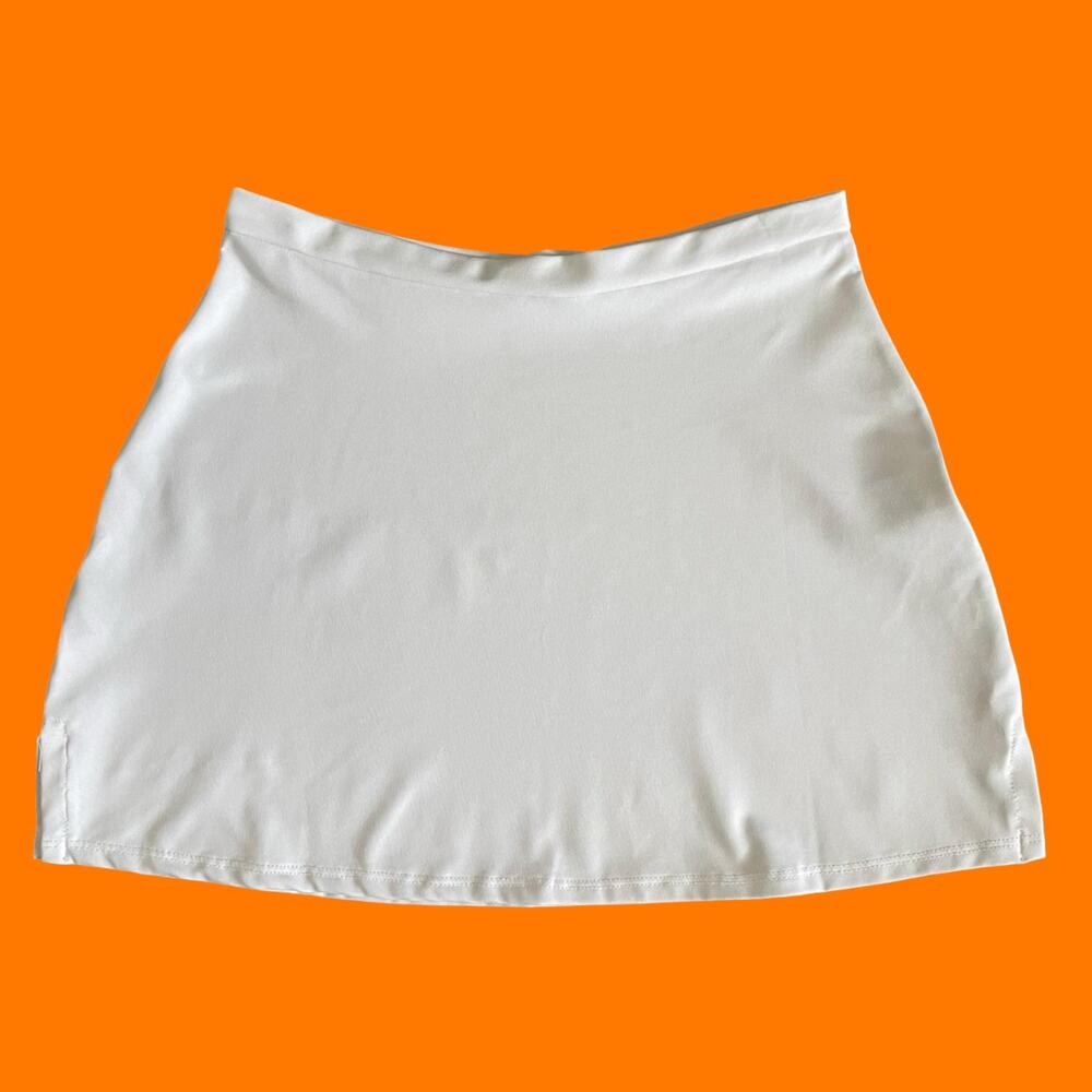 90's vintage white bodycon micro mini skirt SMALL ujena